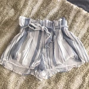 Lottie Moss Paper Bag Shorts